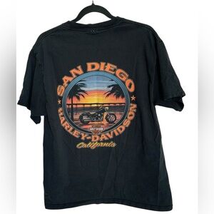 Harley-Davidson San Diego Sunset Tee SZ LARGE
